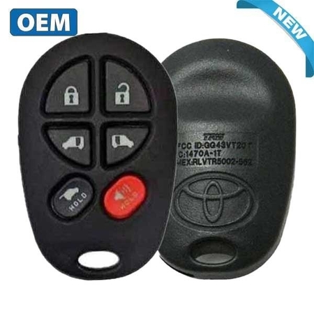 TOYOTA OEMNEW2004-2018 Sienna / 6-Button Keyless Entry Remote / PN89742-AE051 / GQ43VT20T OR-TOY-E051